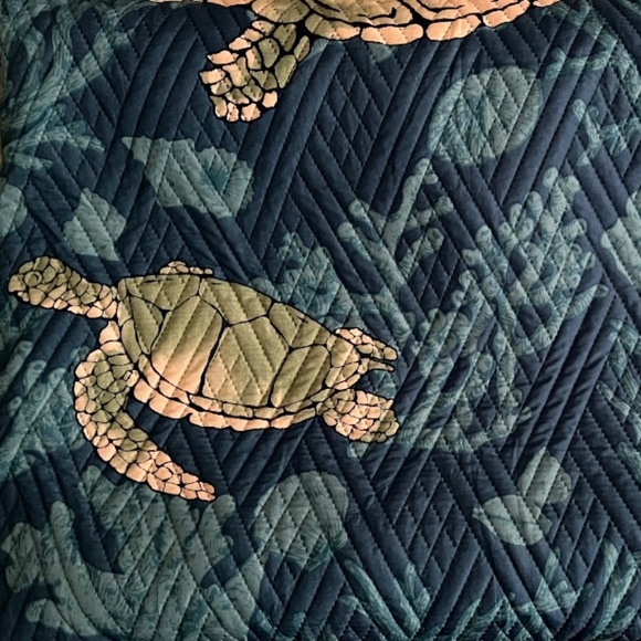 Pillow sham pillow case decorative honu turtle Hawaiian - Picture 4 of 4